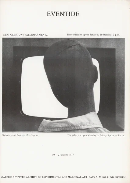 Poster of the exhibition VALDEMAR WENTZ by GERT GLENTOW