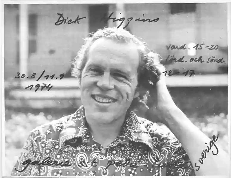 Poster of the exhibition 30.8-11.9.1974 by DICK HIGGINS