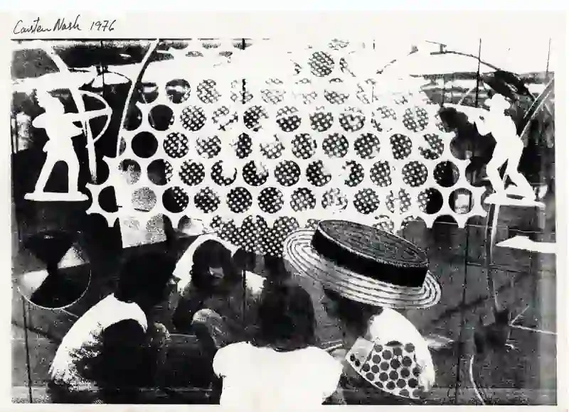 Poster of the exhibition 17 - 31.12.1976 by CARSTEN NASH