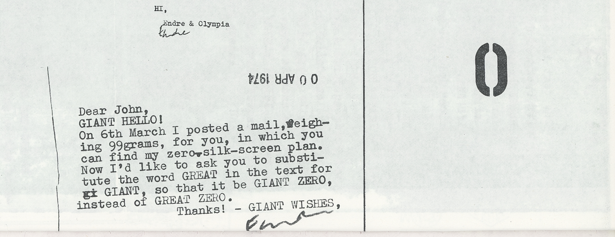 Layout draft Great Zero to Giant Zero