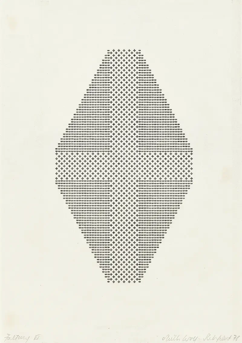 Ruth Wolf-Rehfeldt, Faltung, 1978