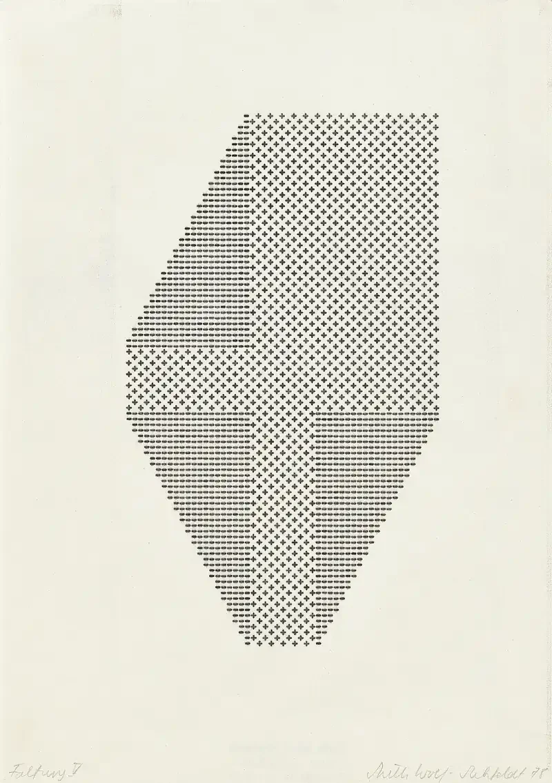 Ruth Wolf-Rehfeldt, Faltung, 1978