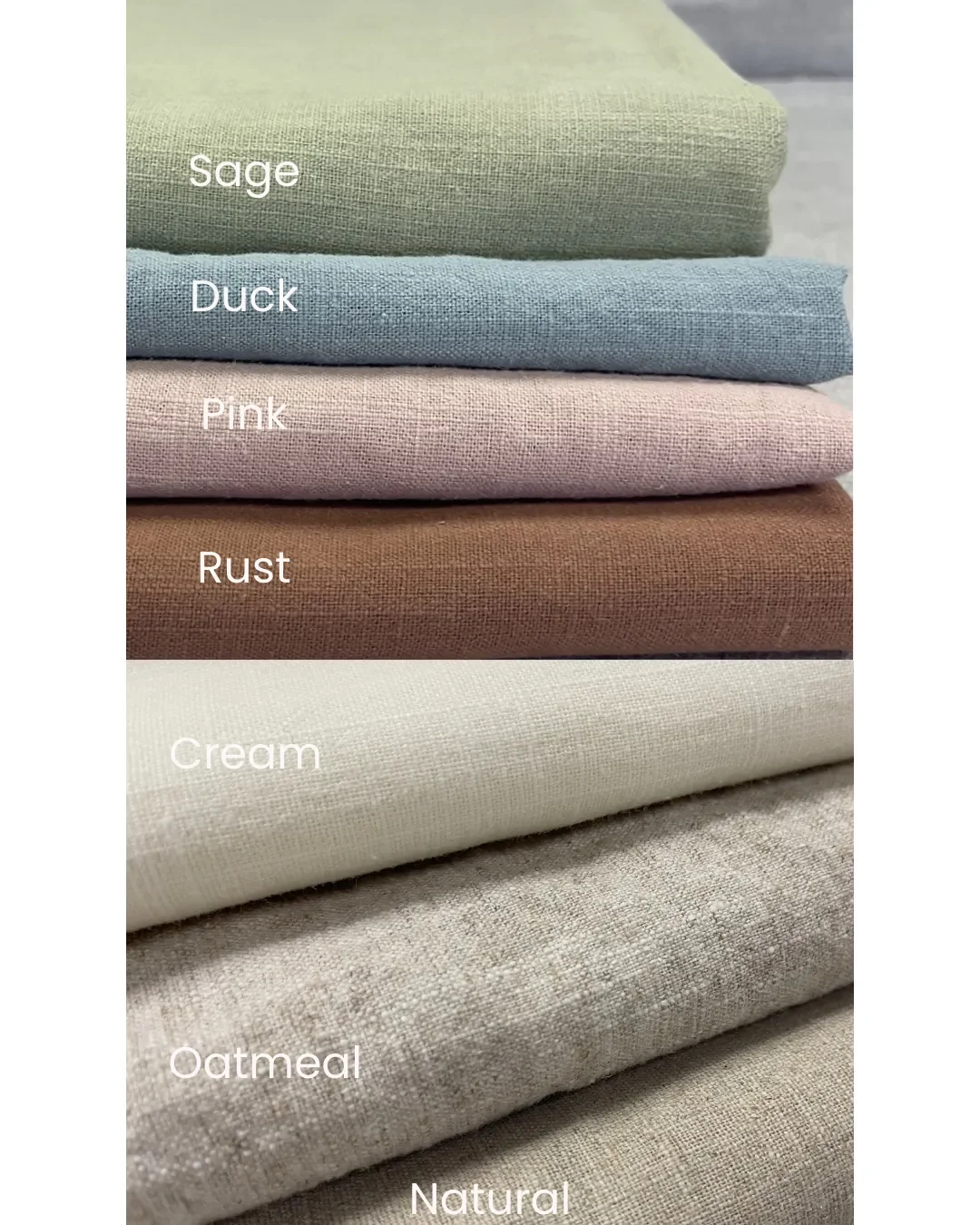 Ramie-Cotton fabric colours