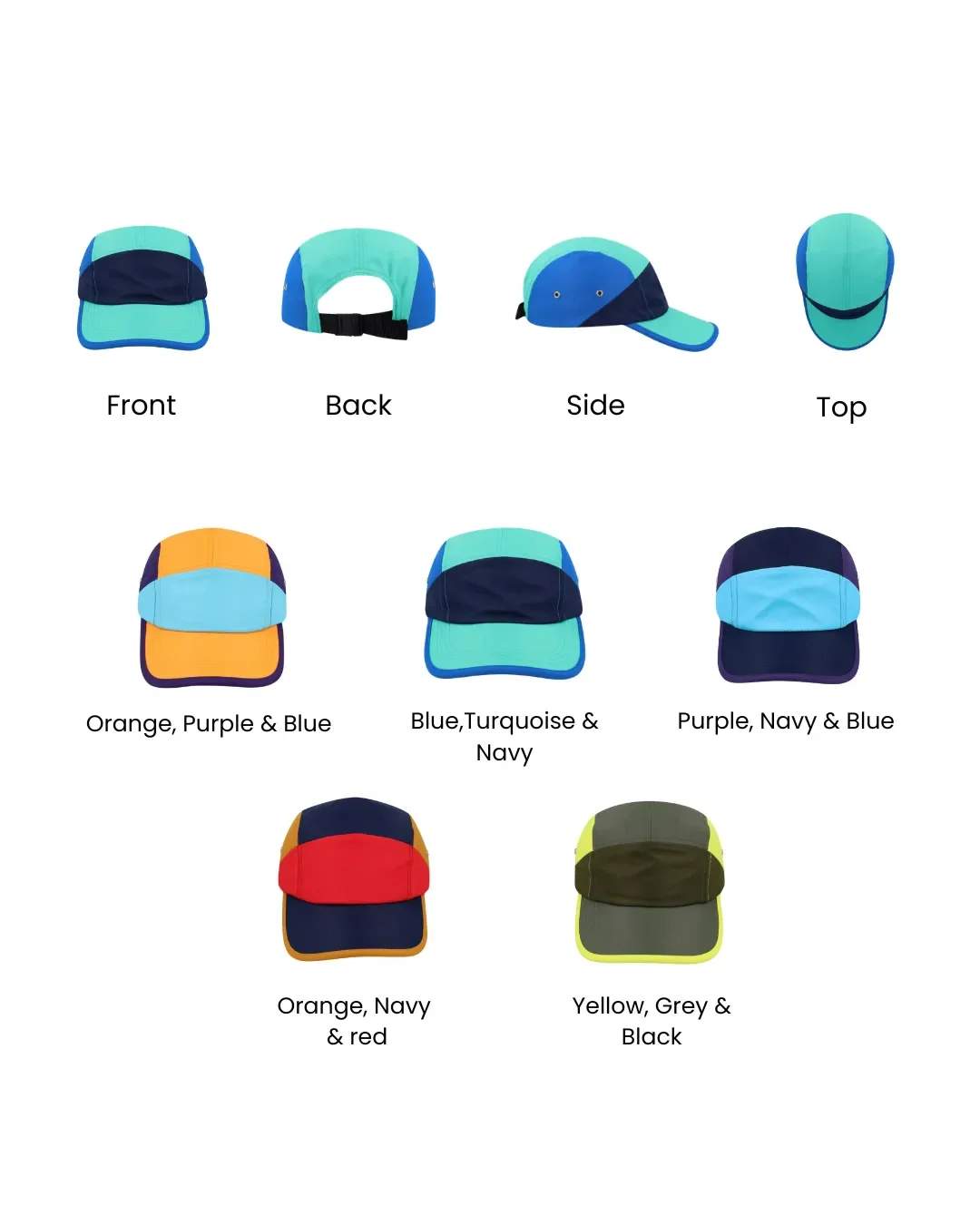 Neon Sport Cap colour options Soli Cape Town