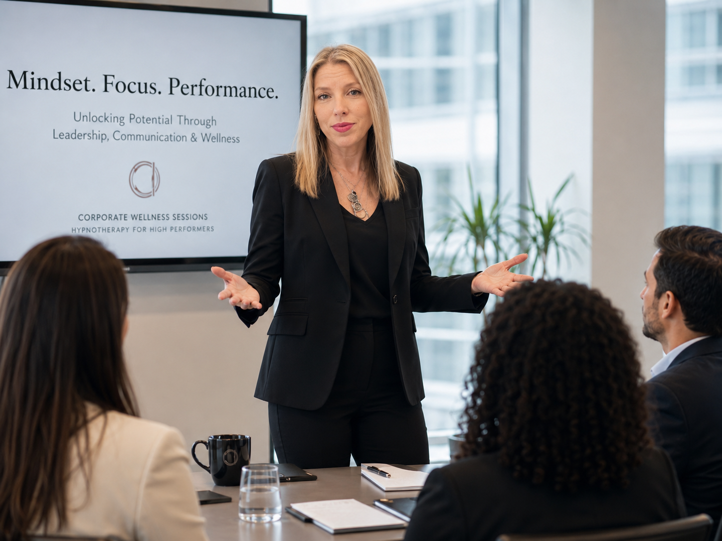 Group hypnotherapy corporate presentation