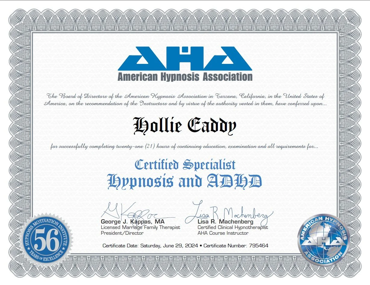 Hypnosis and ADHD