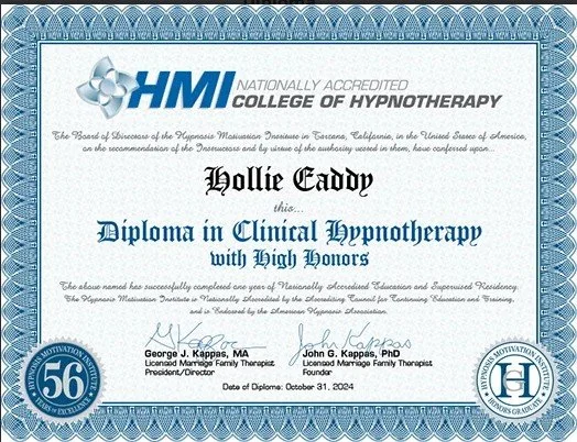 Diploma in Clinical Hypnotherapy with High Honors