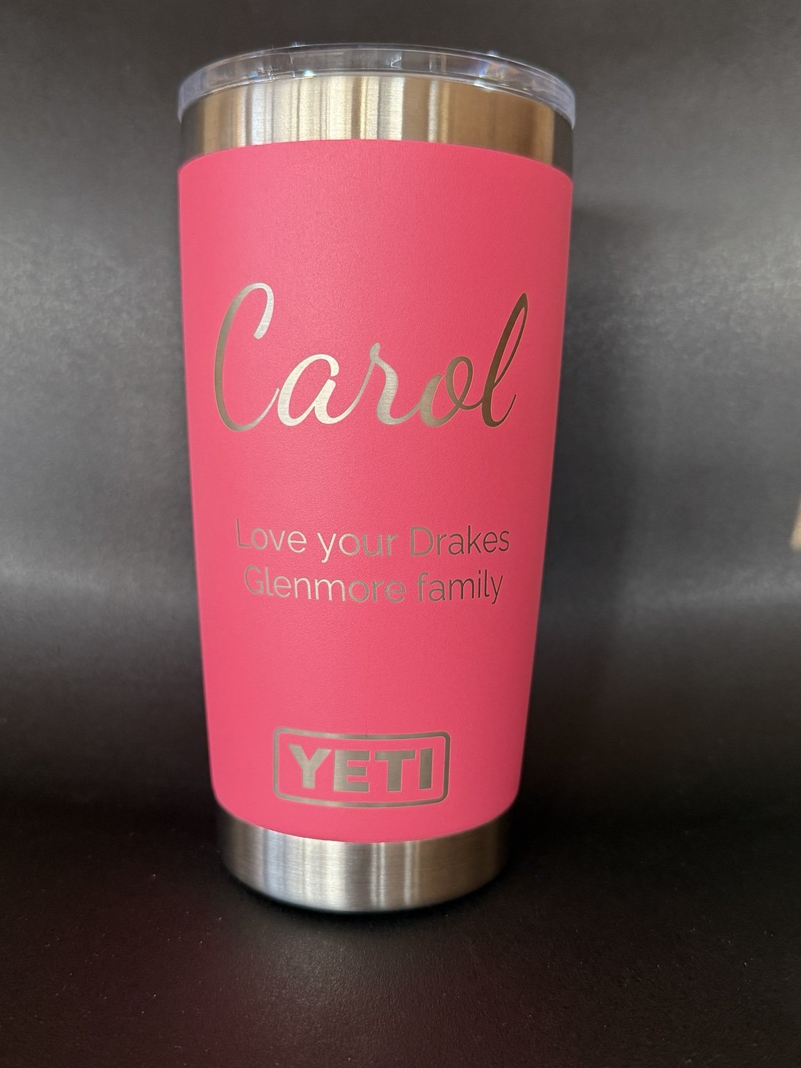 Carol personalised thank-you tumbler