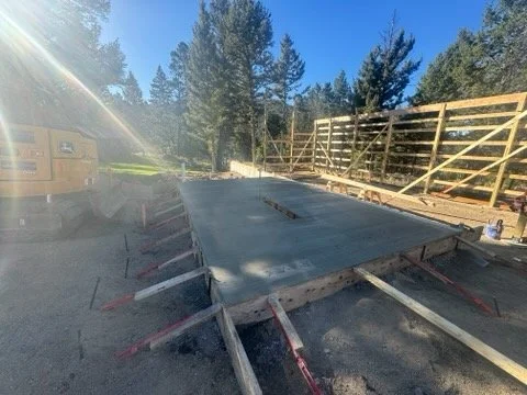 Concrete slab installation
