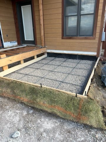 Concrete flatwork preparation