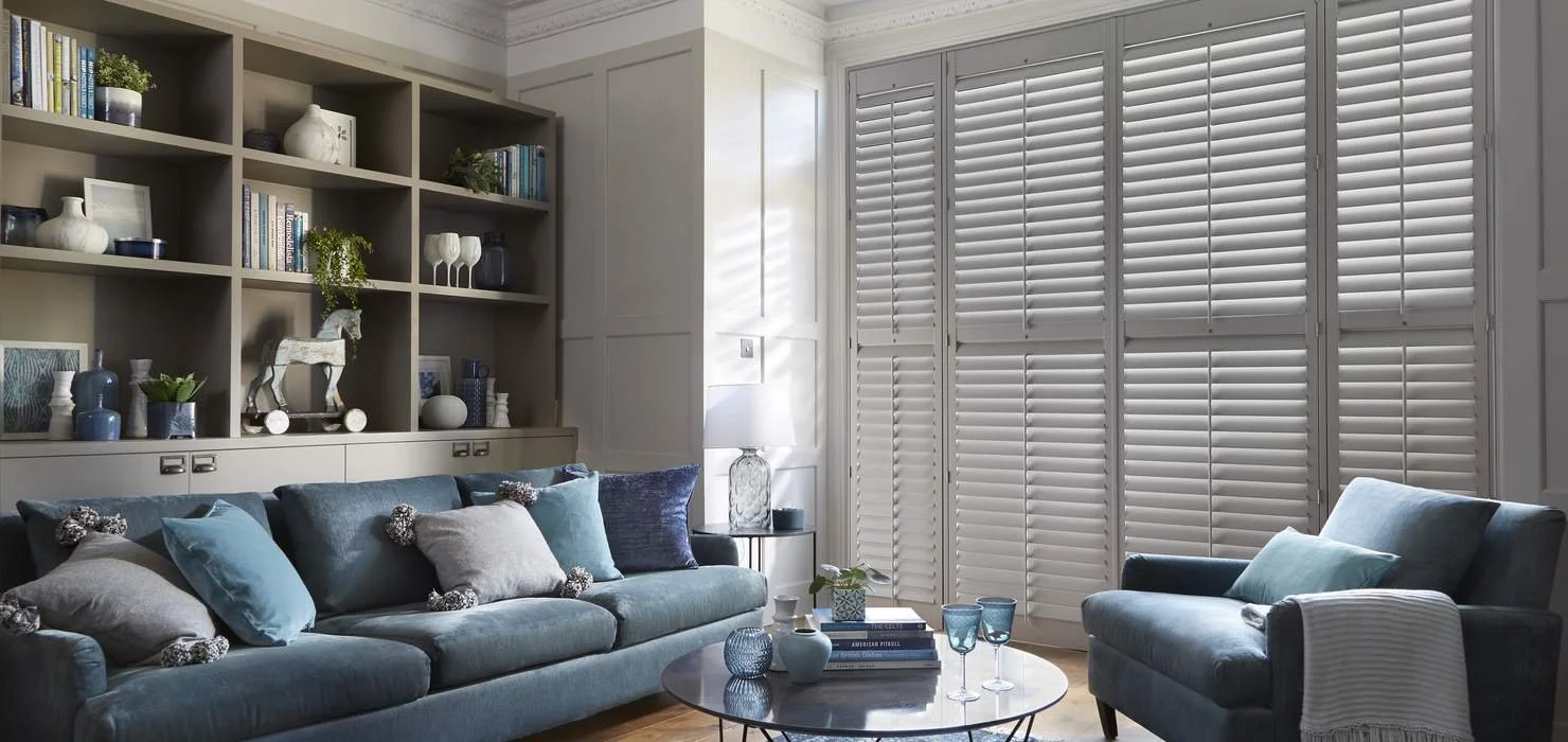 Full height plantation shutters