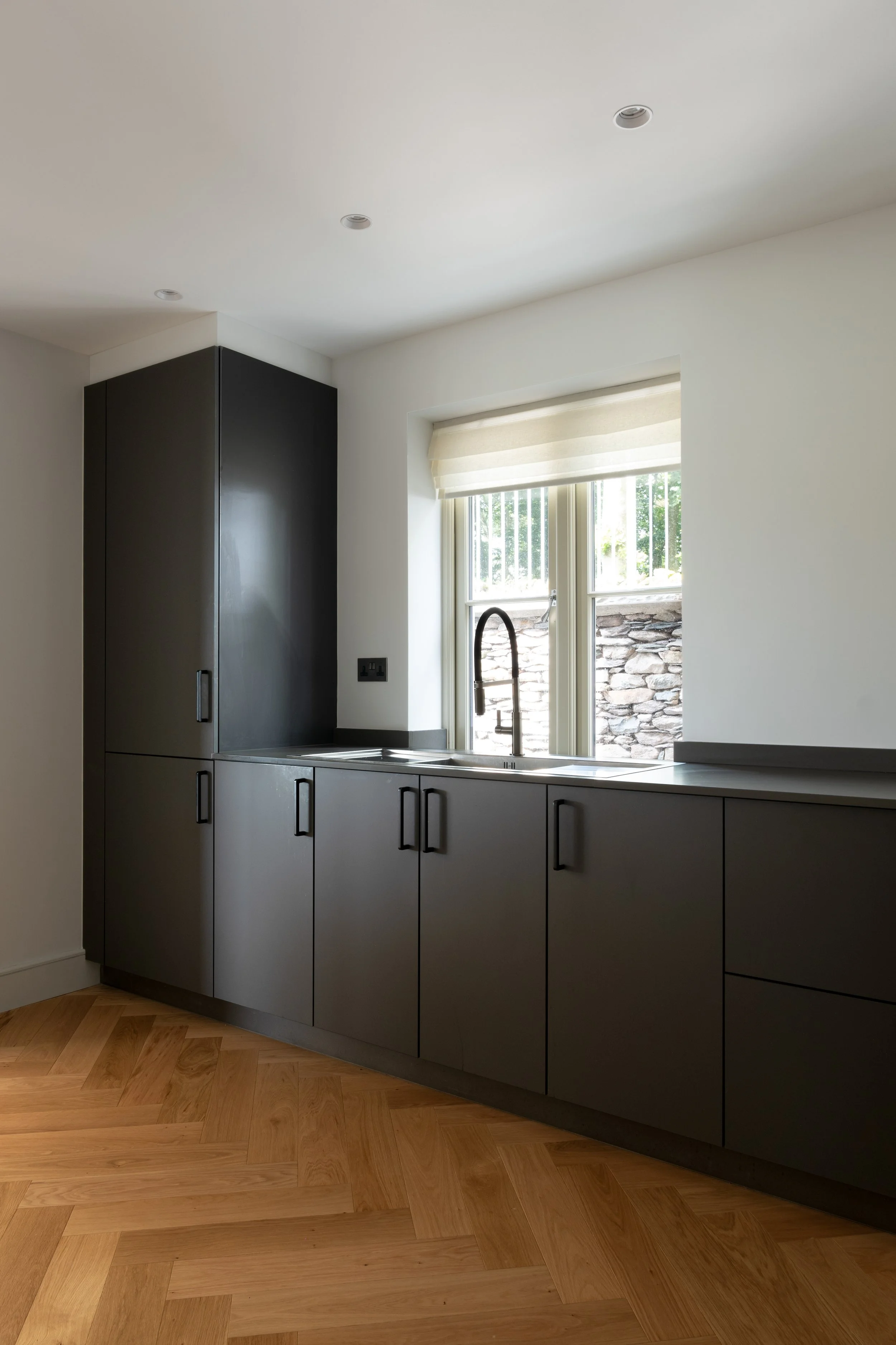 Roman blind kitchen