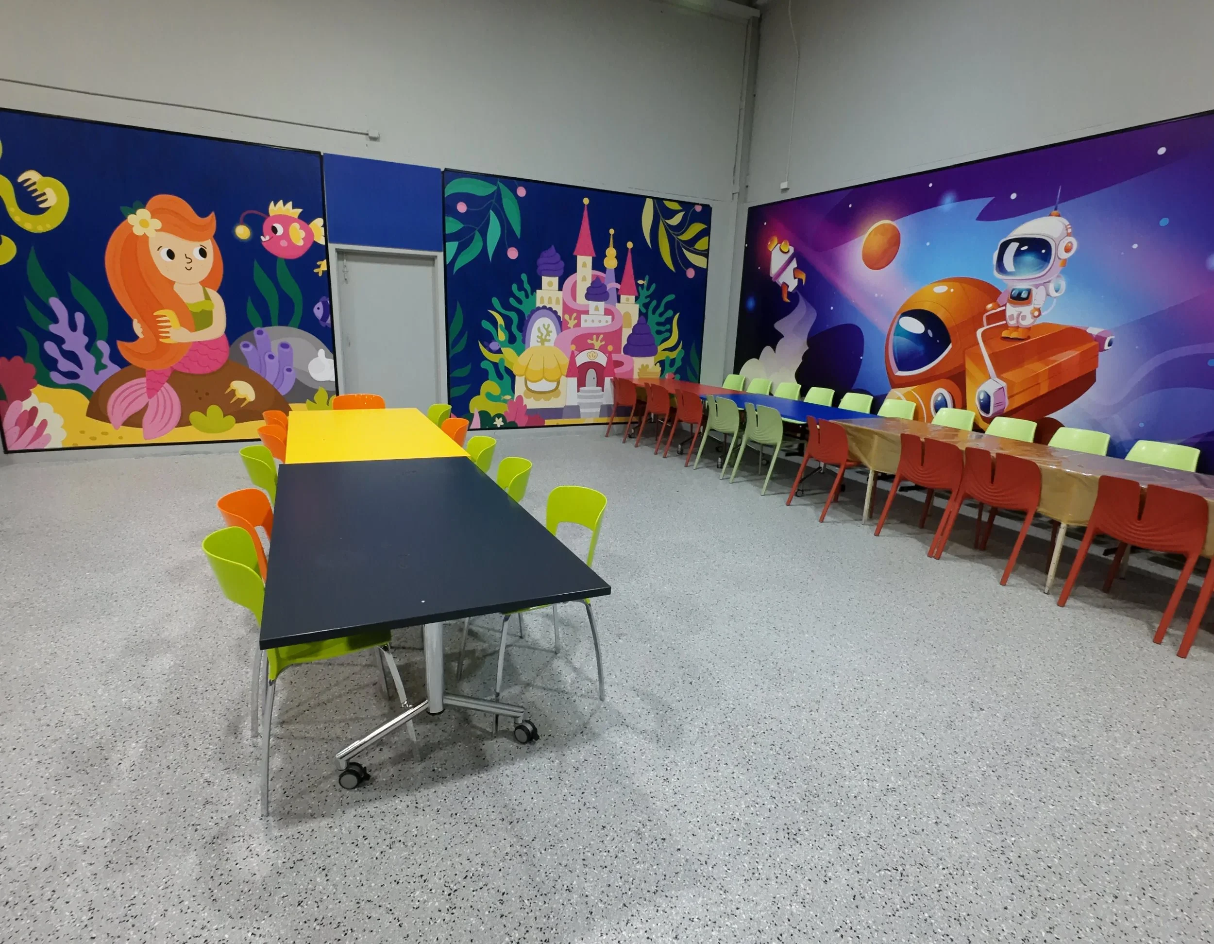 BouncyRoos party room setup