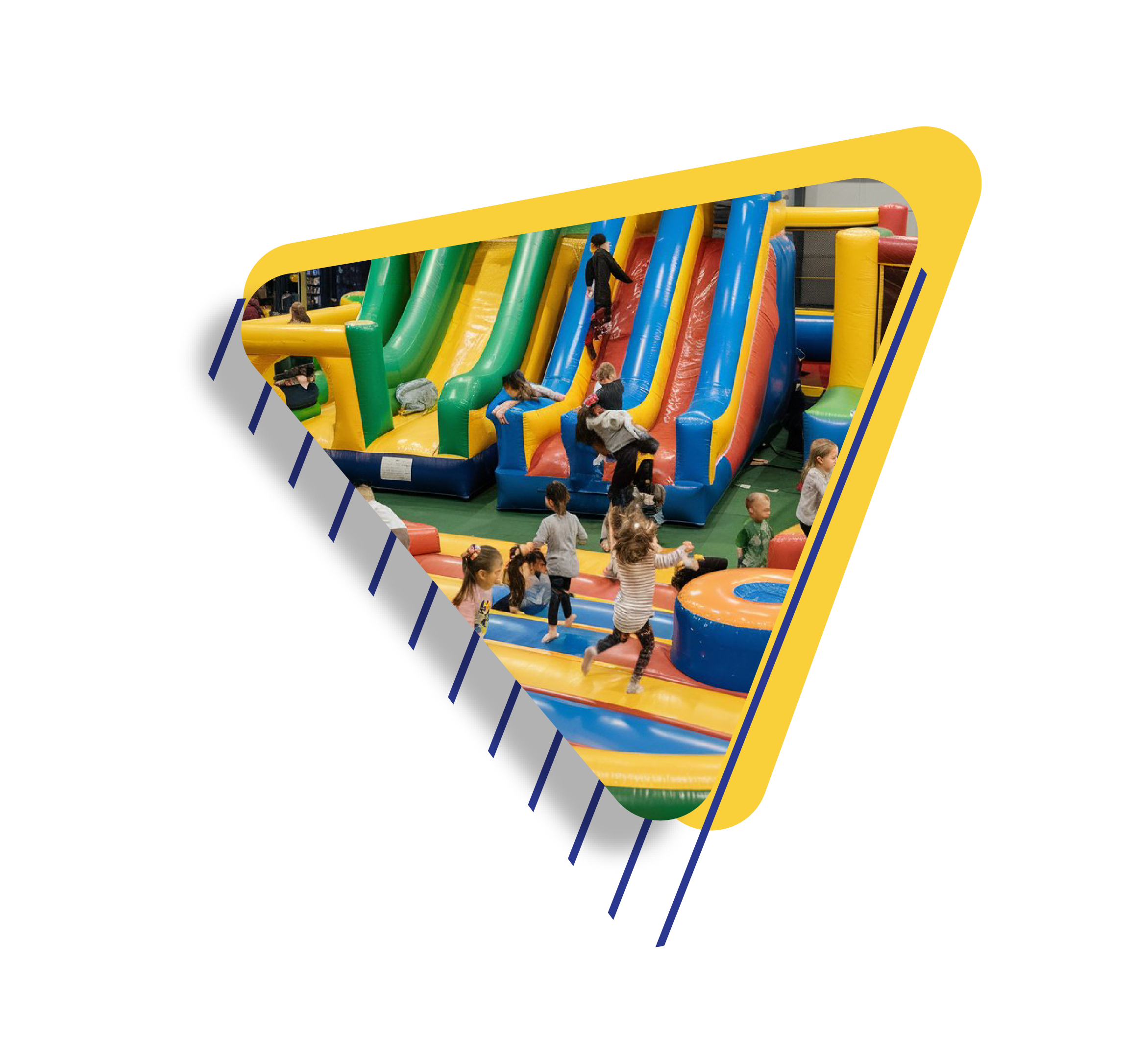Inflatable slides at BouncyRoos