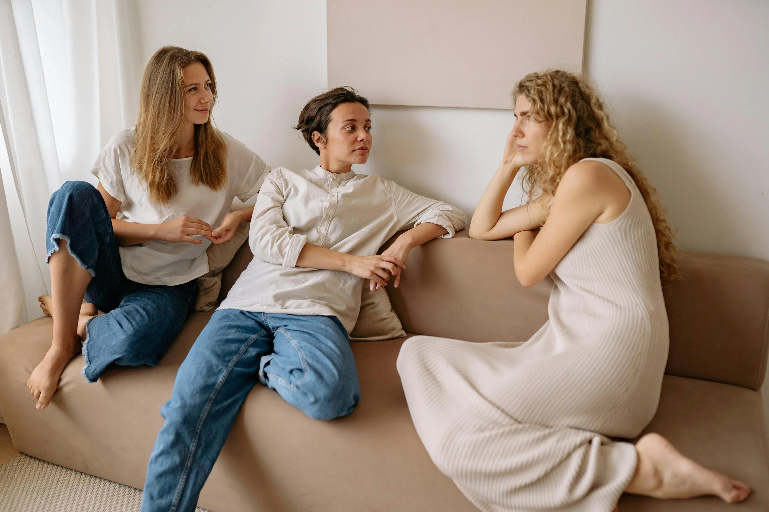 A circle of women in session