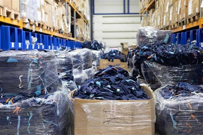 Inzamelen en sortering van gedragen kleding
