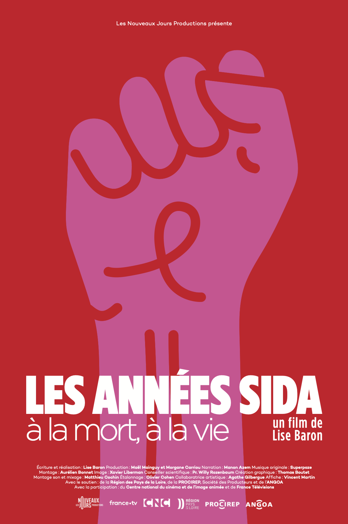 Affiche — Les Années SIDA, à la mort, à la vie