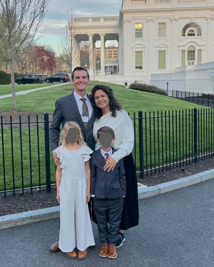 Fort Worth Realtor Tyler Eidson with his wife Asia and their two kids