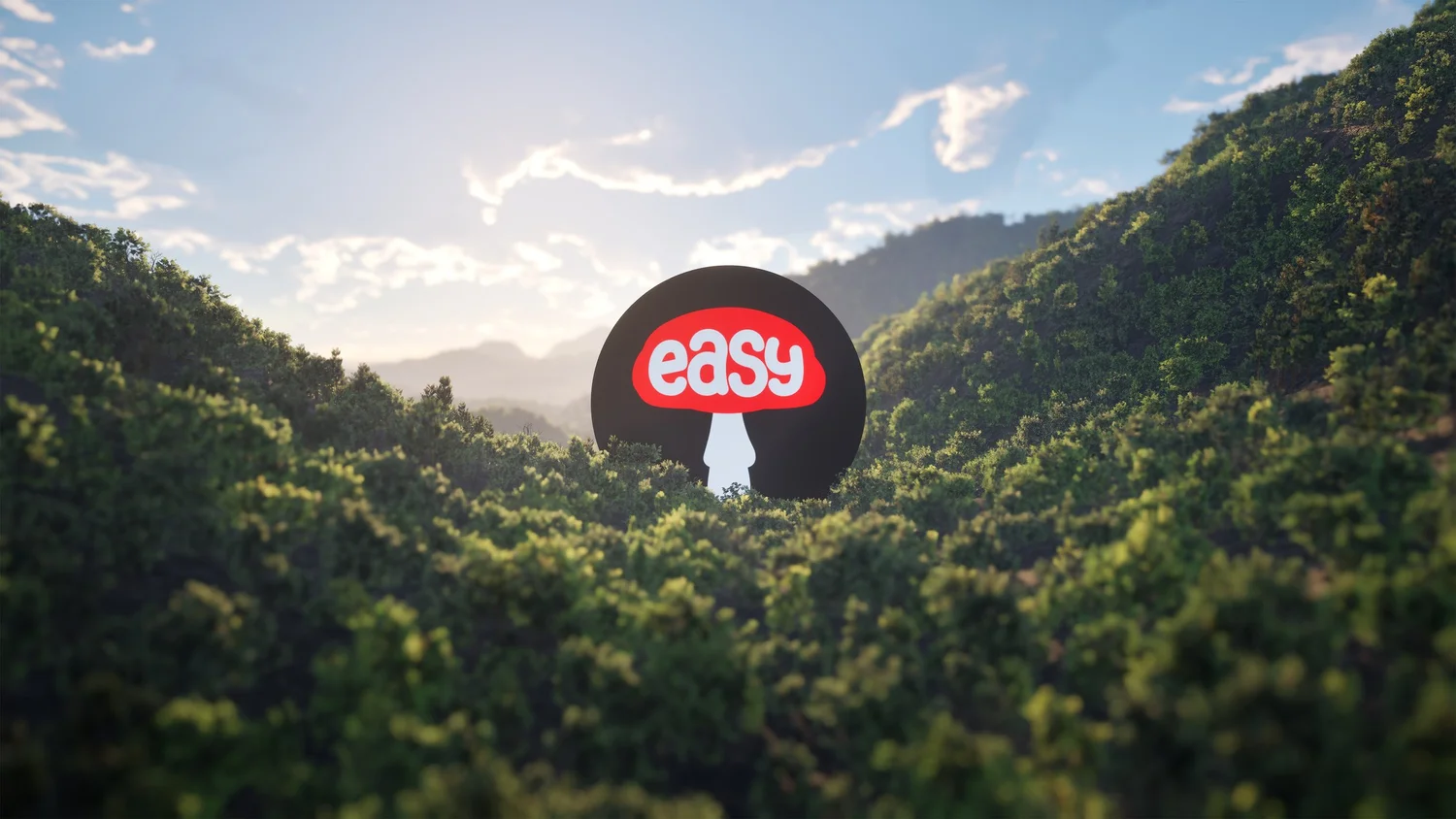Large scale mountainous landscape with PCG hills – UE5 environment