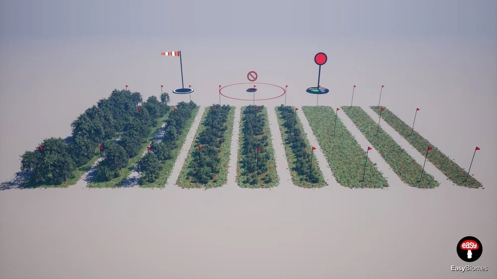 Forest Strip overview – UE5 PCG spline forests