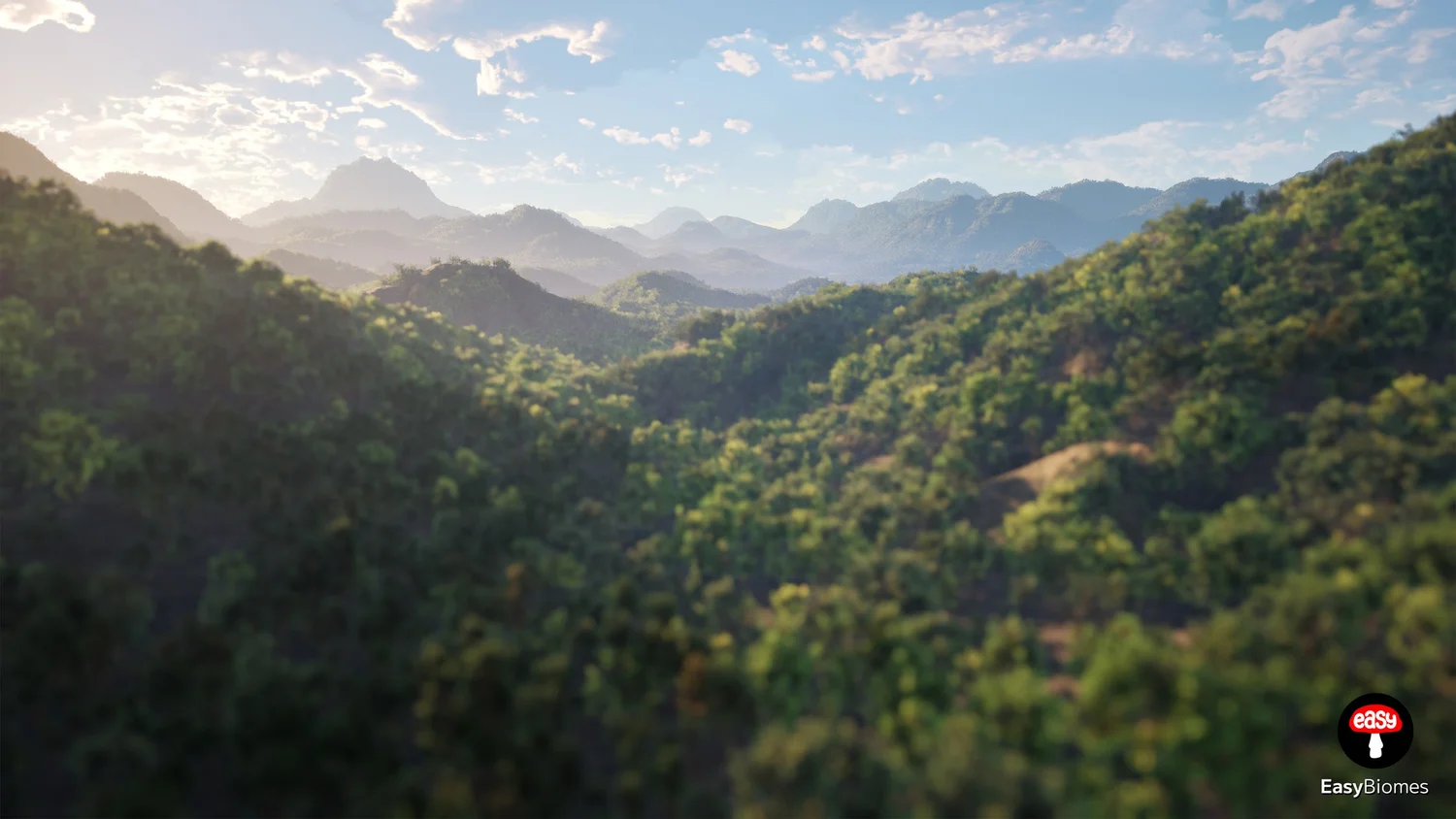 Procedural distant mountains with natural erosion – Unreal Engine 5 biome