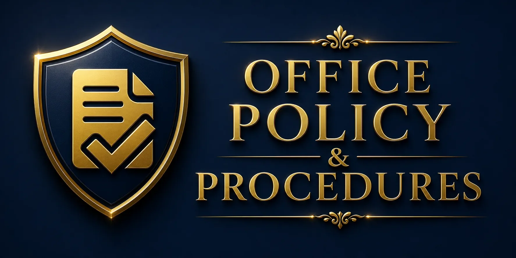 Office policy and procedures header for SHIELD Psychiatry patient information