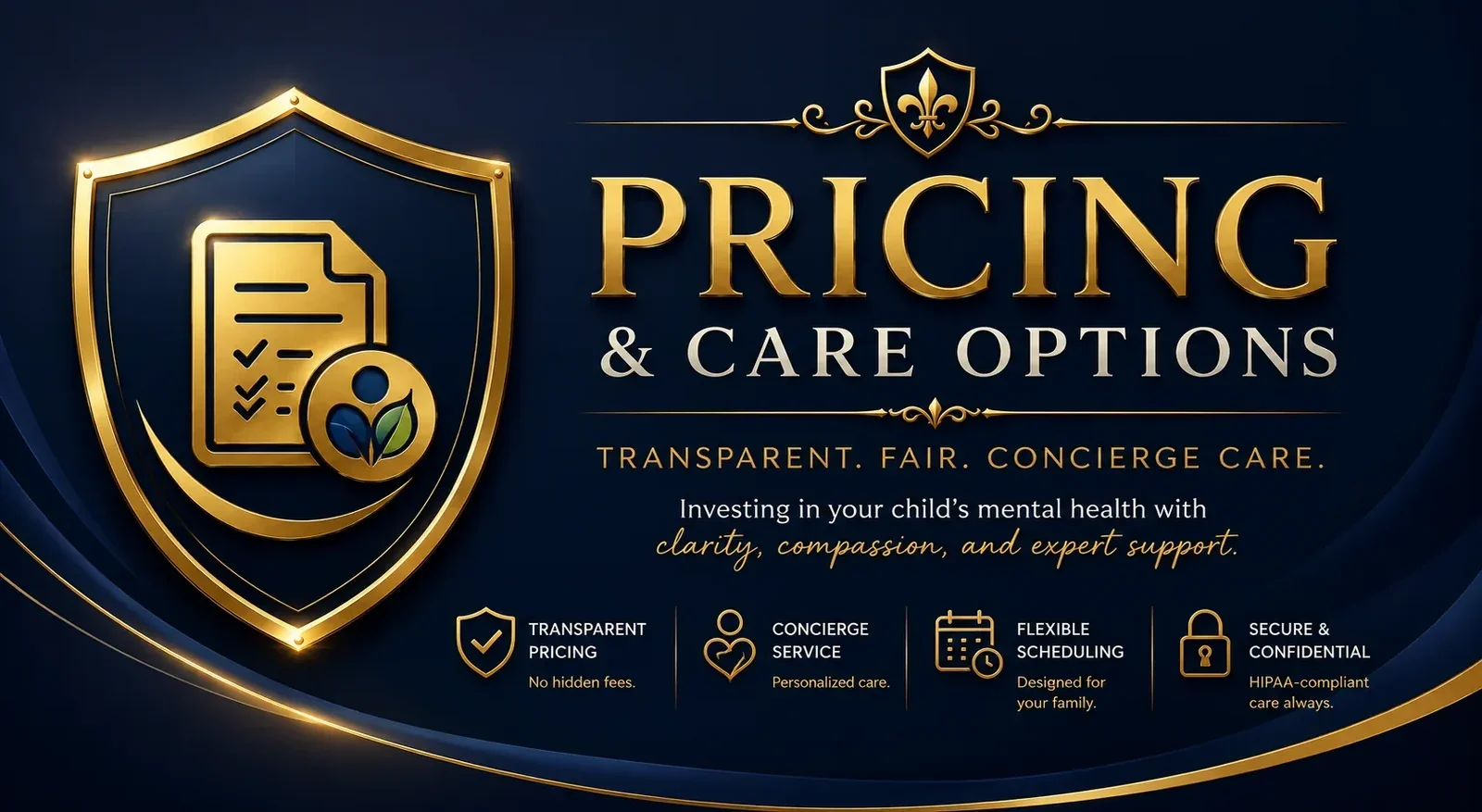 Pricing and care options for SHIELD Psychiatry concierge child and adolescent telepsychiatry in Florida