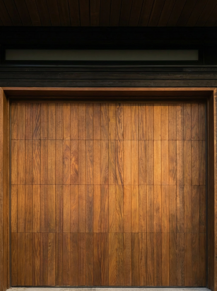 Portes de garage en bois sur mesure