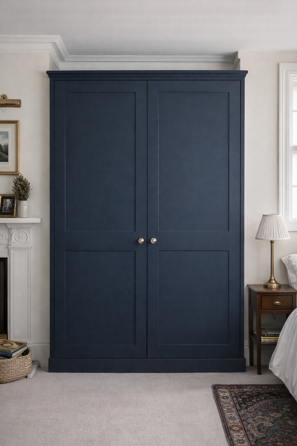 Traditional shaker wardrobe