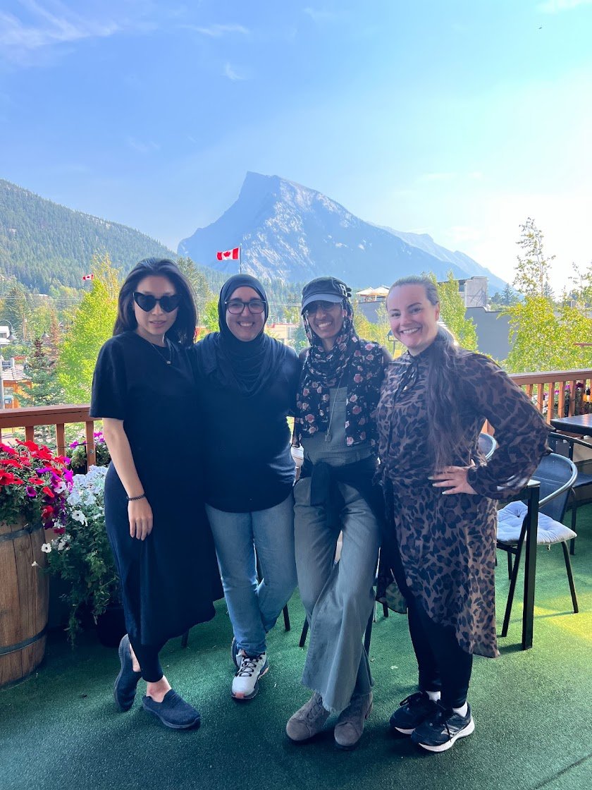 Peaceful community gathering at Sufi Soul Garden sharing spiritual connection and healing in Edmonton Alberta