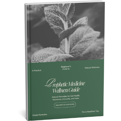 Prophetic Medicine Wellness Guide Cover - Natural Remedies for Holistic Health