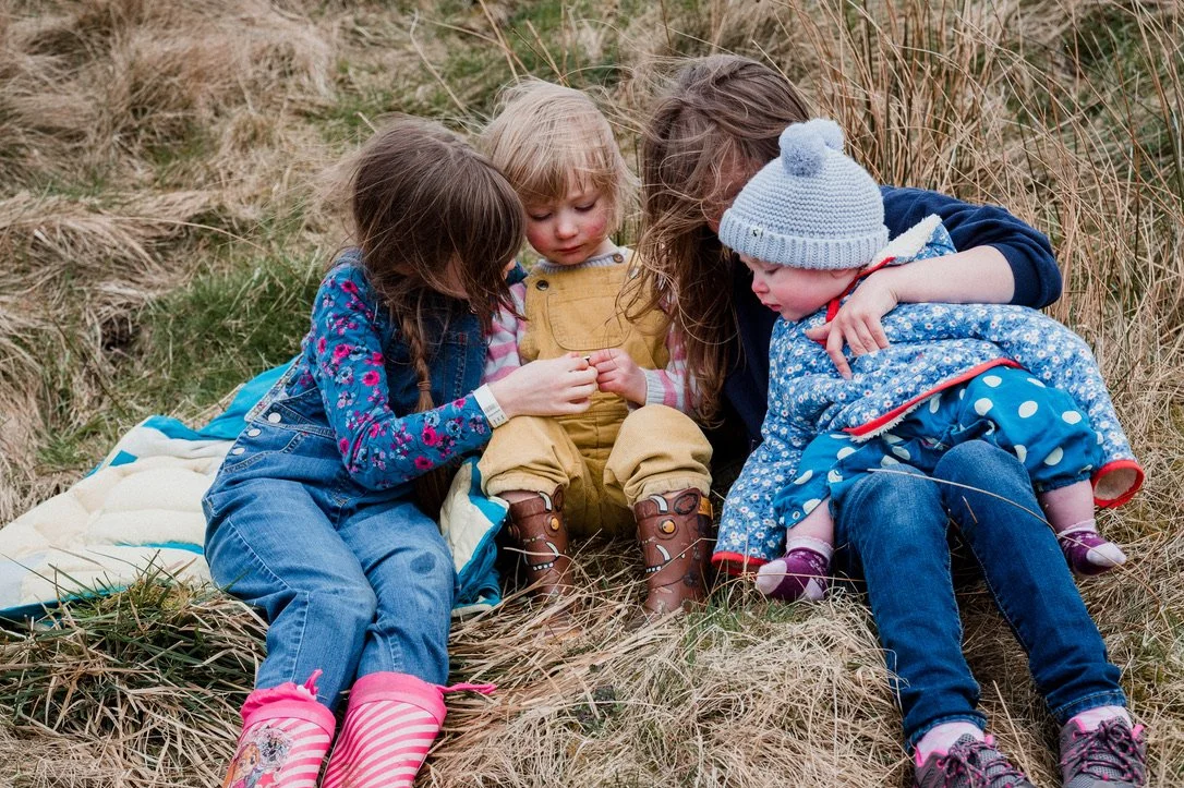 Some of Rebecca Gough's children, when they were younger