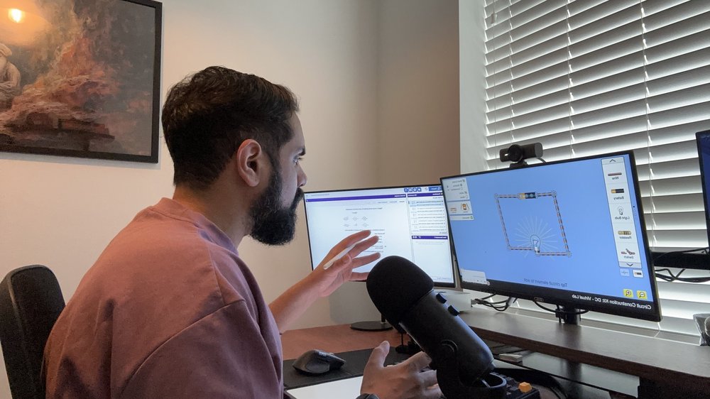 Randeep Singh, science teacher and founder of SinghScience