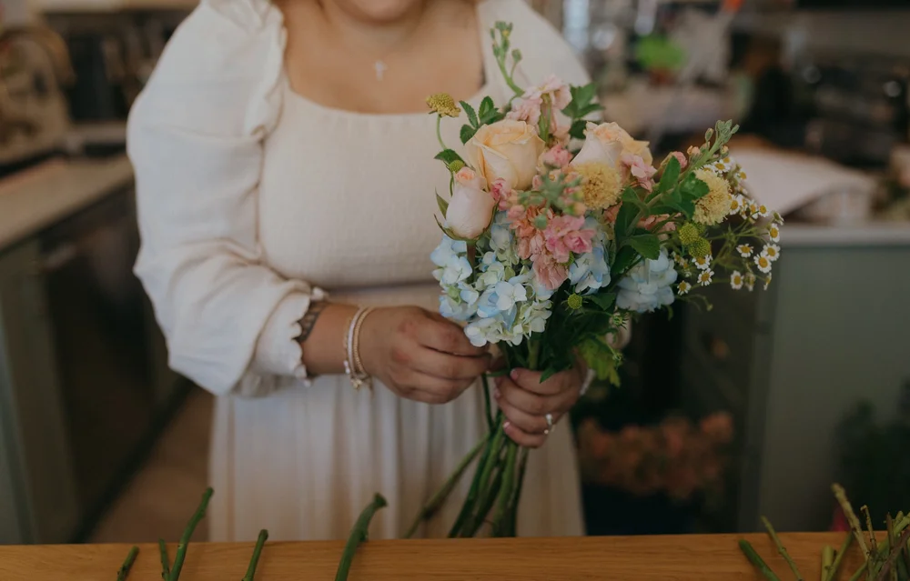 Locally grown flowers
