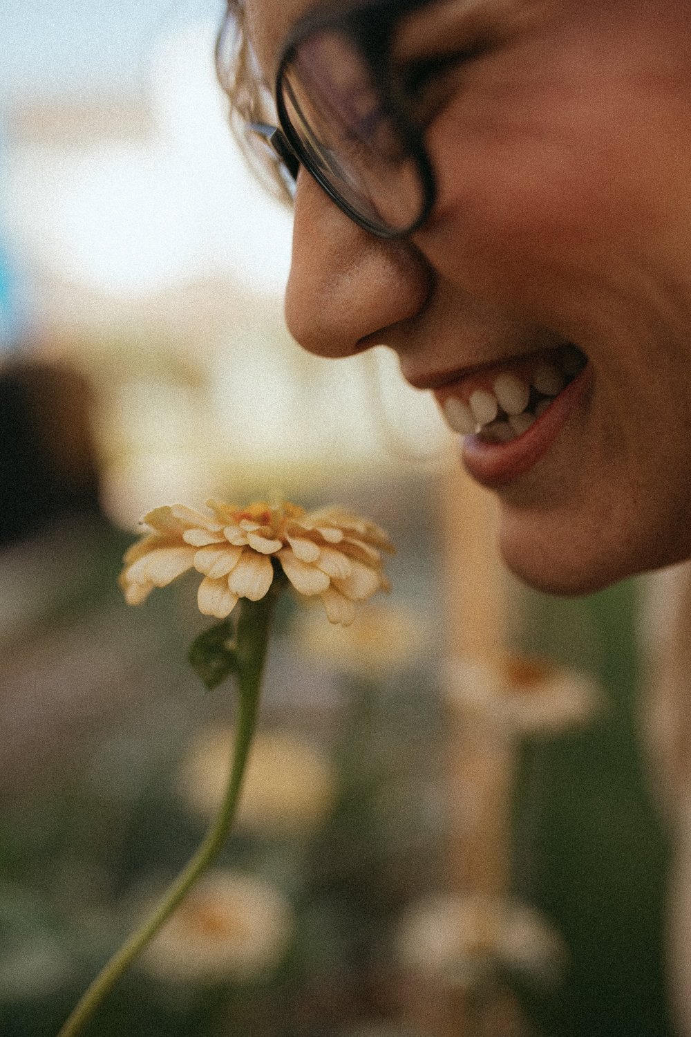 Community connected through flowers