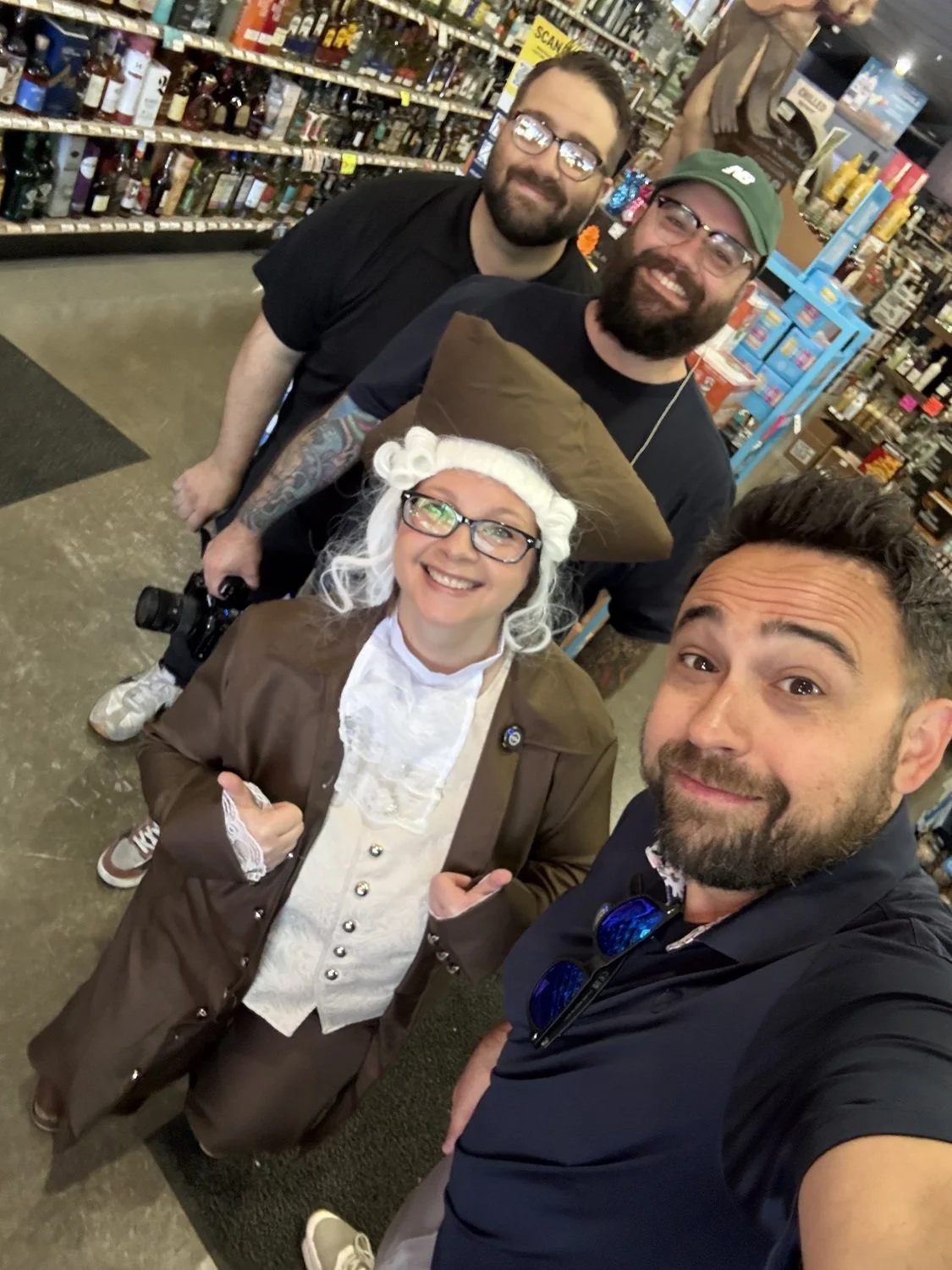 VIVO Creative filming social media content with a business client