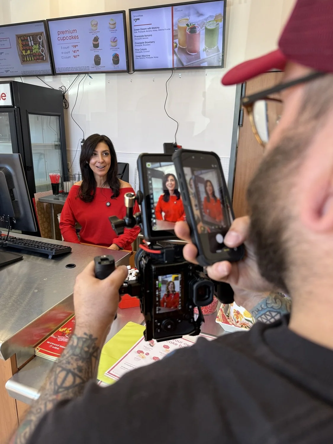 VIVO Creative producing professional video content for a business