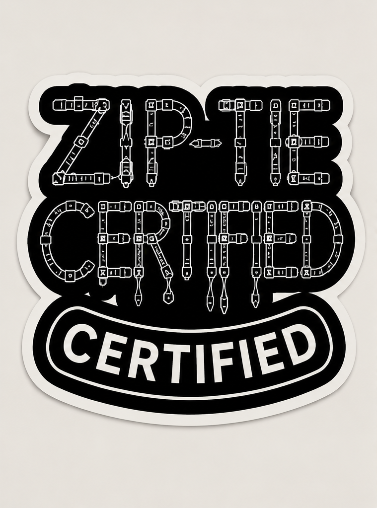 Zip-Tie Certified emblem