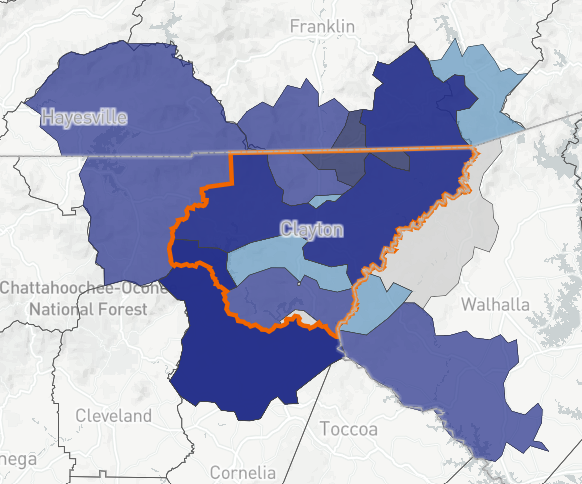 Rabun County Measles Risk