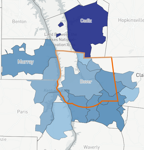 Stewart County Risk Map