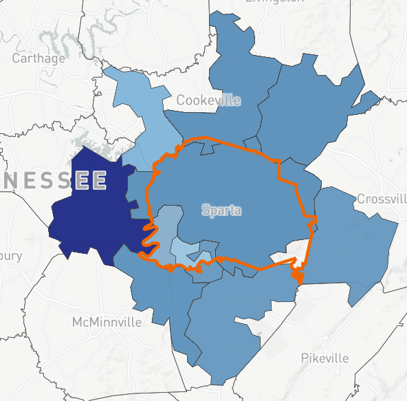 White County Risk Map