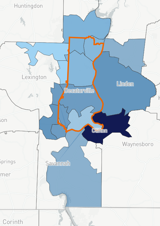 Decatur County Risk Map