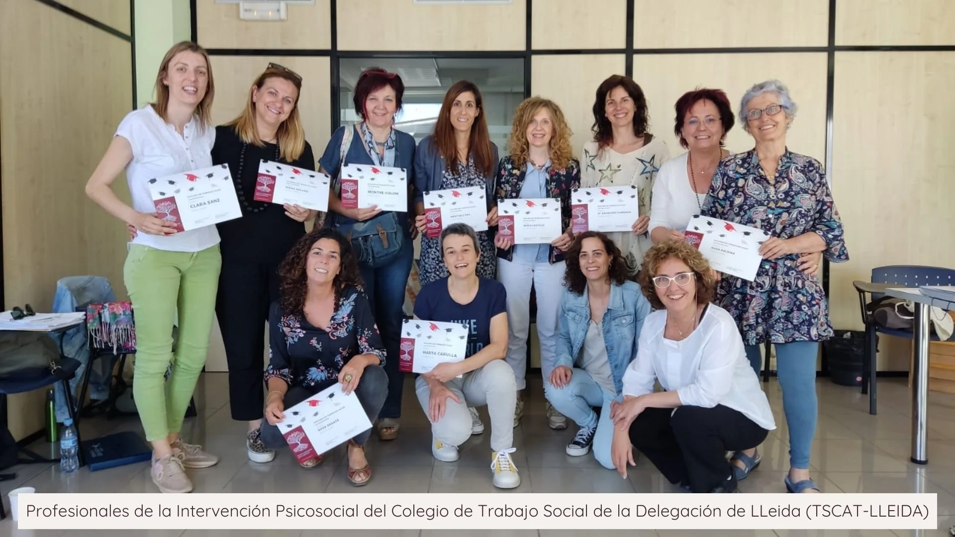 Grupo del Col·legi Oficial de Treball Social de Catalunya