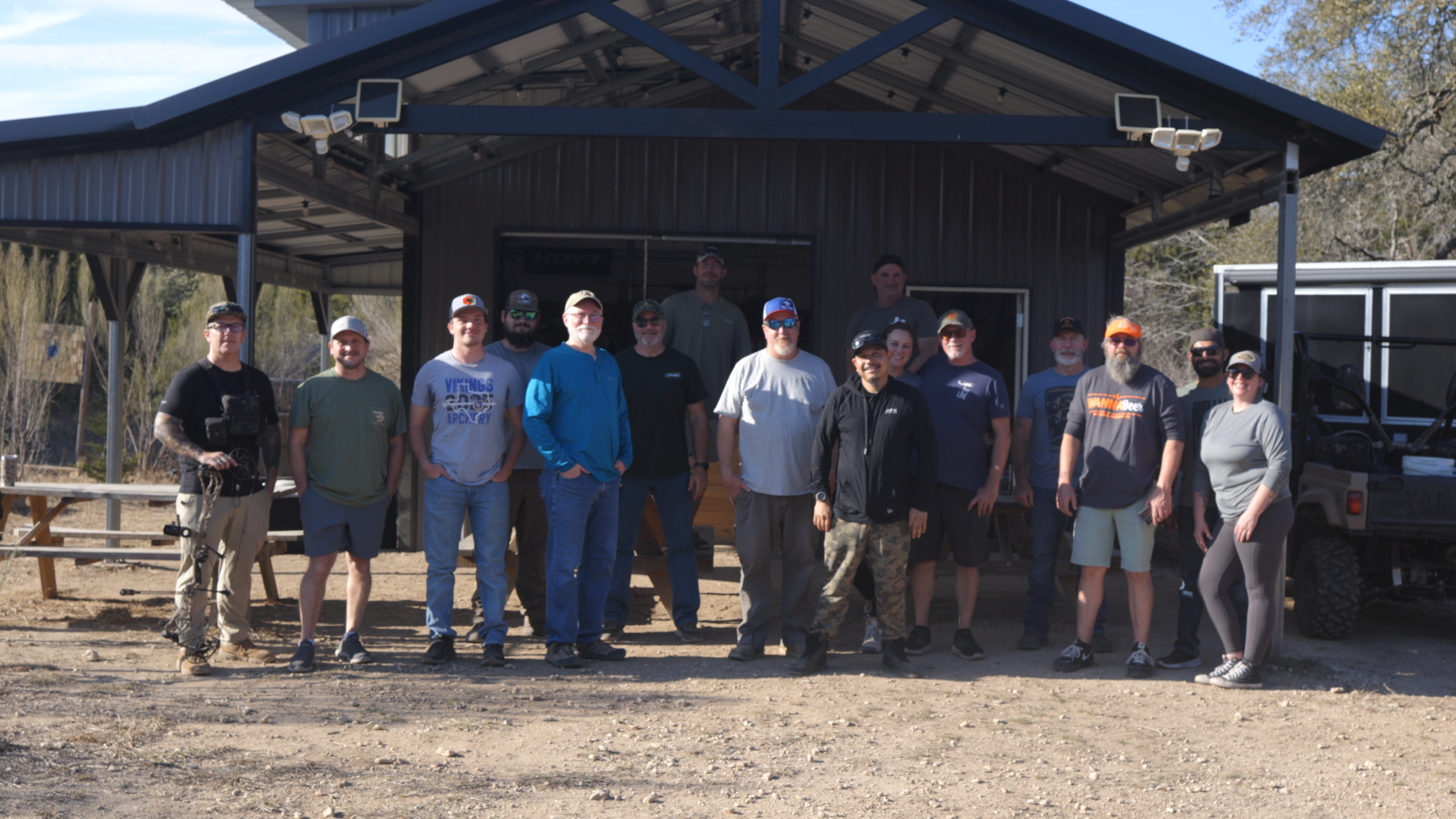 Practice range at Oak Ridge Archery