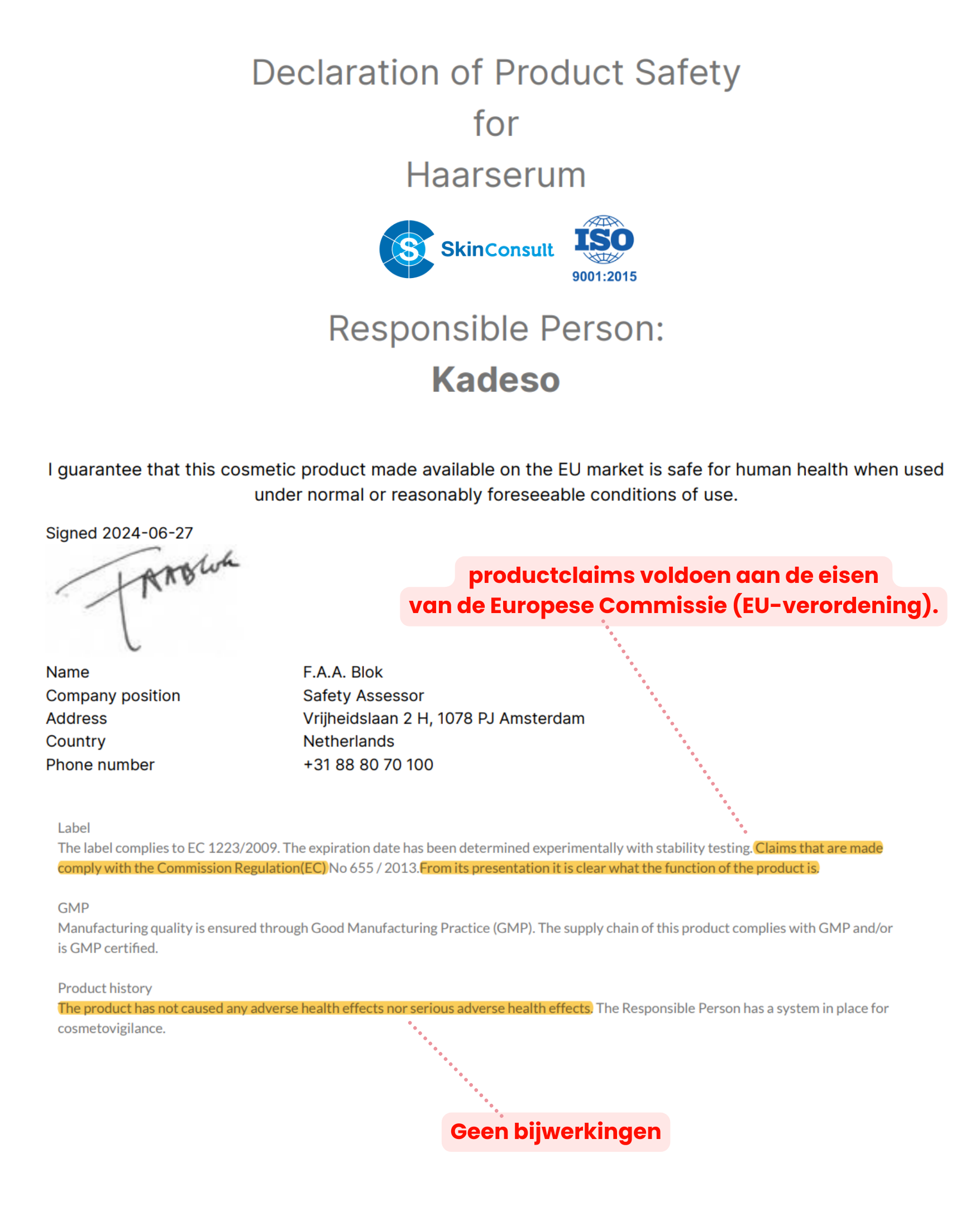 EU-geregistreerde claims