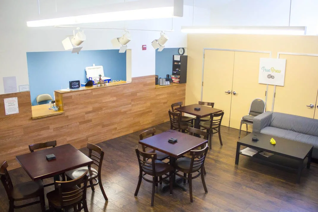 Cozy cafe area