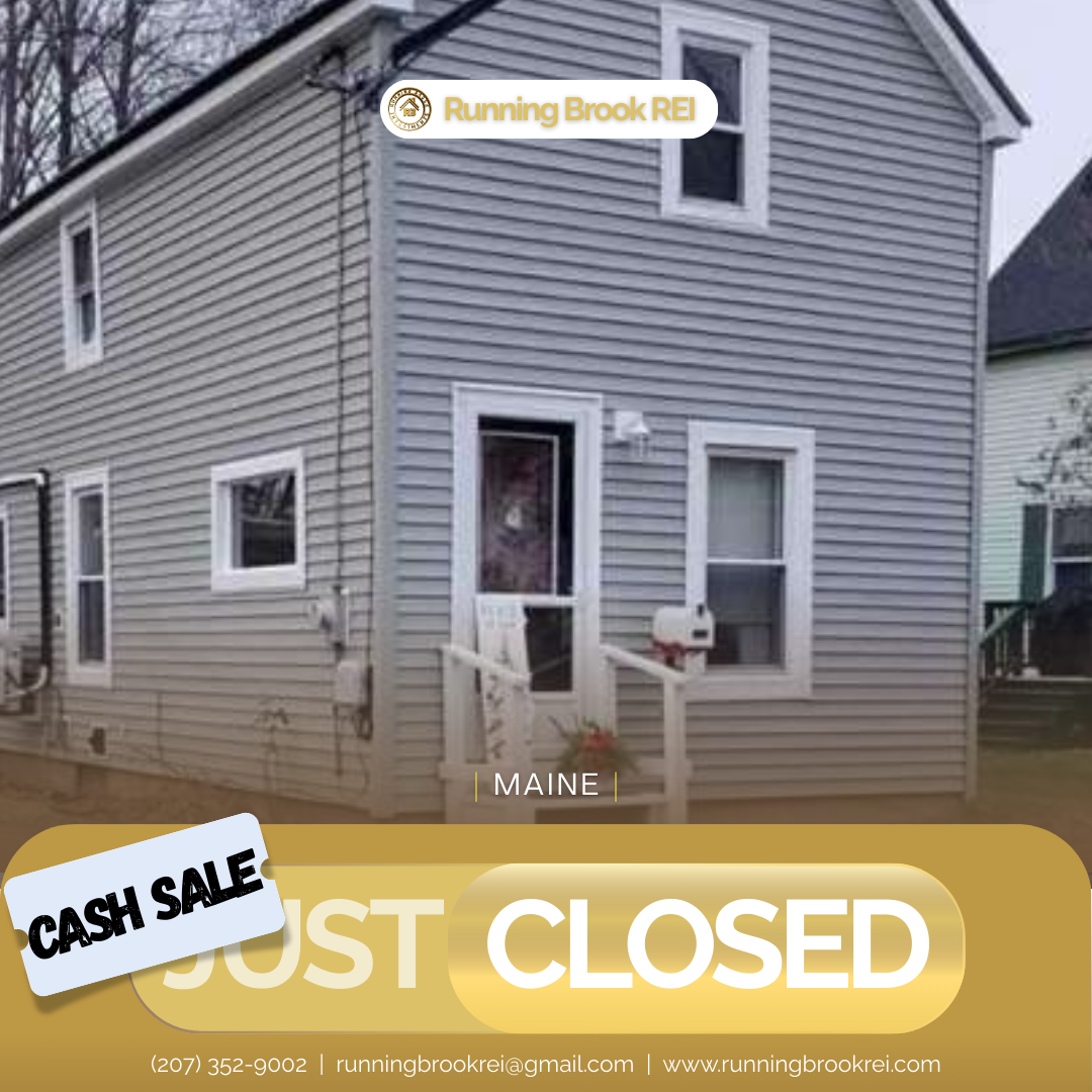 Recently closed foreclosure prevention property in Augusta, Maine