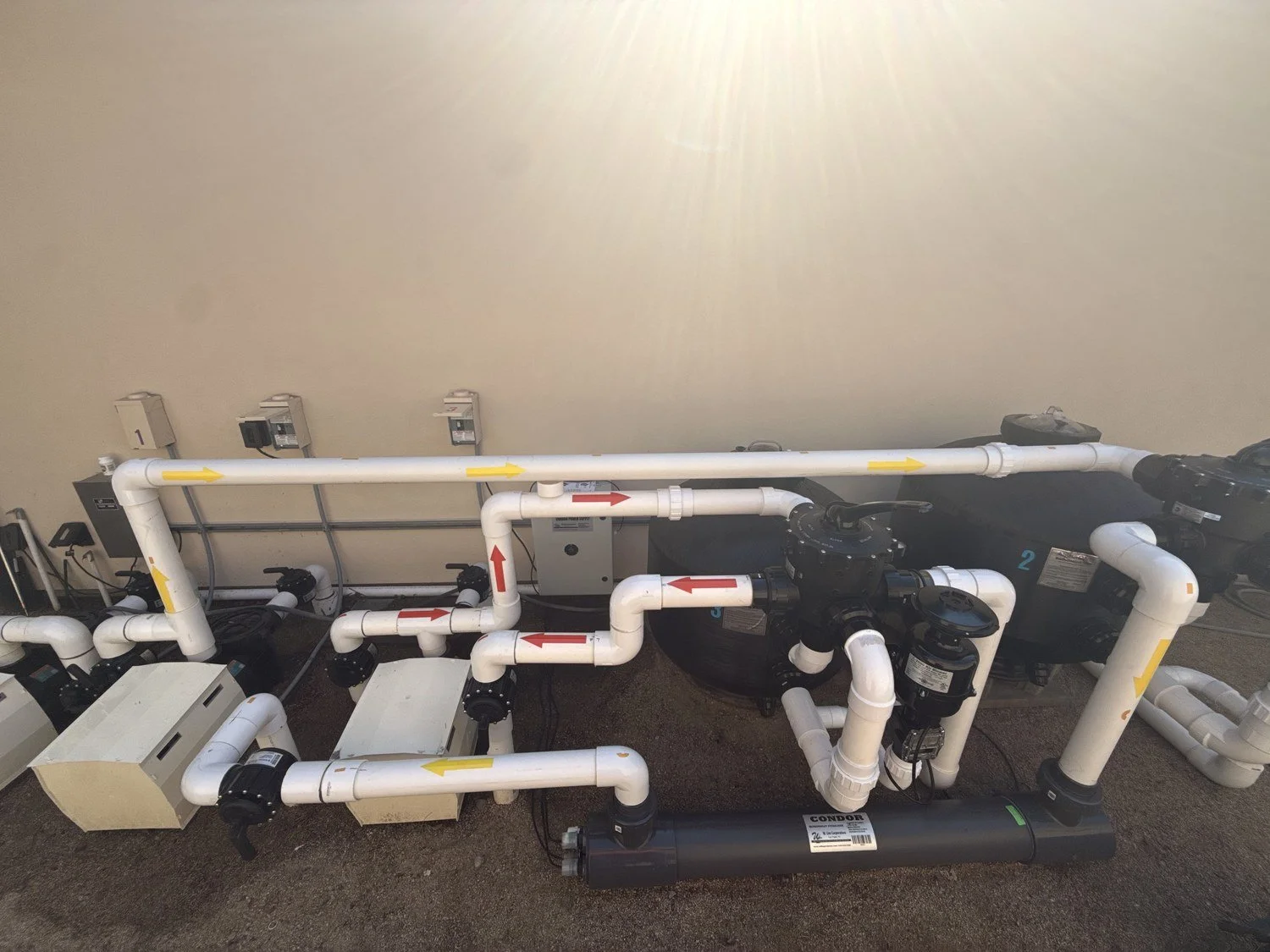 A modernized pond equipment bay