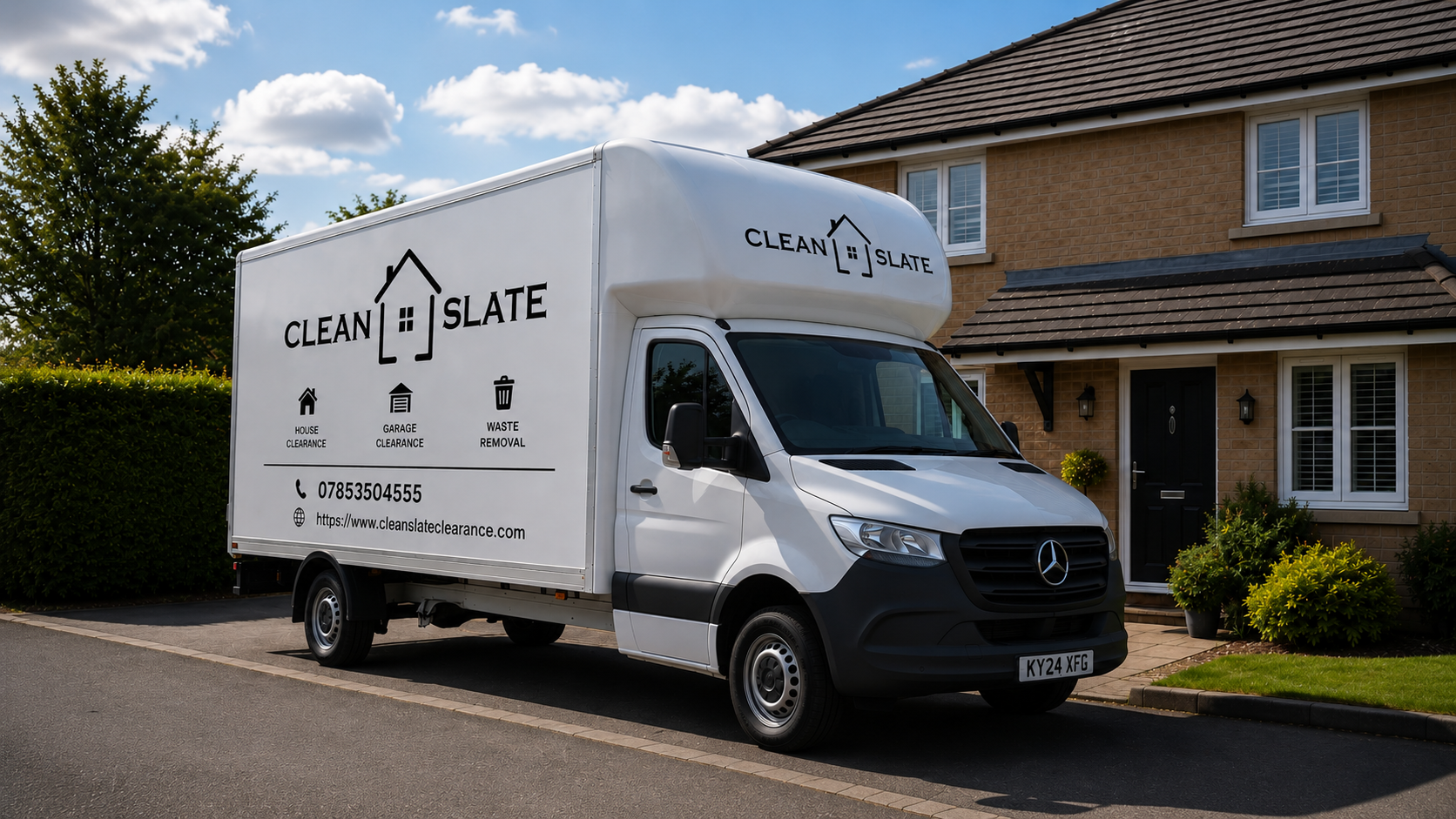 Clean Slate Clearance van