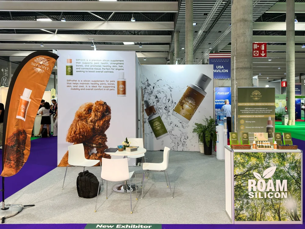 Roam Silicon Vitafoods 2025 - On-site beeld
